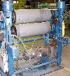  MORRISON 36" Padder, ~12" dia rubber / rubber rolls,